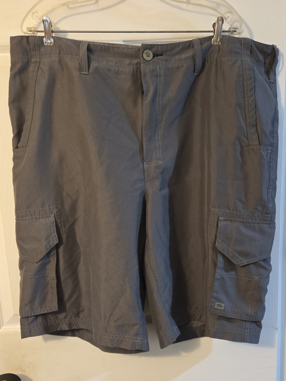 Tony Hawk Gray Cargo Shorts with Flap Pockets